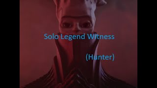 Destiny 2 Solo Legendary Witness Iconoclasm End Boss [upl. by Seka]