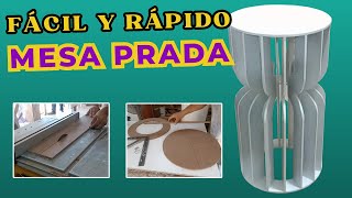 Paso a paso para hacer Mesa Prada Cilindro para decorar fiestas y eventos [upl. by Janot]