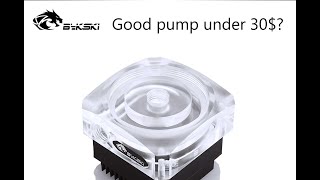 Bykski CPPAX BPUMPPAV2 10W PWM Water Cooling Pump flownoise test [upl. by Carpet]