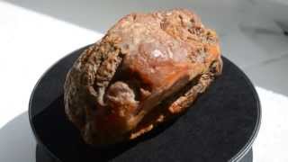 Large natural rare raw Baltic amber stone 345 gr [upl. by Aicilat498]