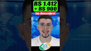 ✅APOSENTADOS recebem R1412  R900 EXTRA em novembro  Confira [upl. by Retsev]