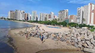 Caminhada na Beira Mar  Praia do Náutico  Fortaleza Ceará 1kg de queijo  3000 reais [upl. by Cart]