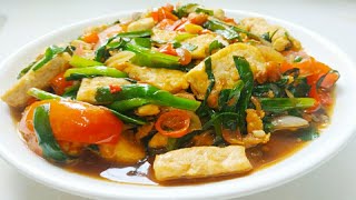 RESEP TERMUDAH  TUMIS TAHU ENAK BANGET [upl. by Kluge]