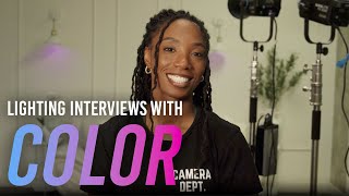 How To Light an Interview Using Color [upl. by Samled]