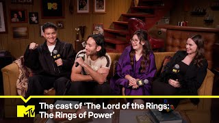 ‘The Lord of the Rings The Rings of Power’ Cast at SDCC  MTV [upl. by Viv907]