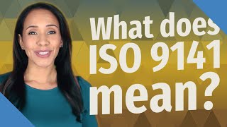 What does ISO 9141 mean [upl. by Scribner566]