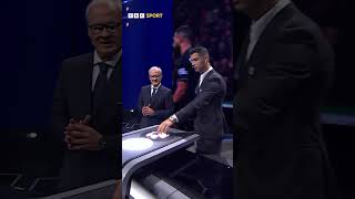 Cristiano Ronaldo really enjoyed the Champions League draw  shorts [upl. by Derf294]