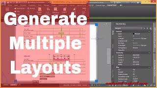 Creating Multiple Layouts Quickly in Autocad  Copy Multiple Layouts from one drawing [upl. by Micro]