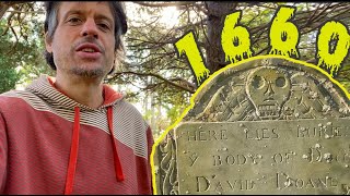 1660 Massachusetts Ancient Cemetery Tour [upl. by Germain230]