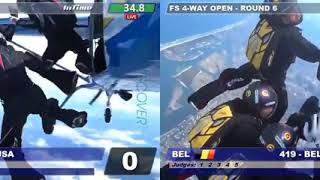 FS4 World Record jump Q M F C N Arizona Airspeed vs HayaBusa [upl. by Elbag]