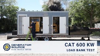 Caterpillar 600 kW Diesel Load Bank Test Unit 90971 [upl. by Rimas226]