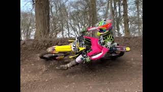 YZ250 vs RMZ450 at Ashdown MX which one sounds better in the WOODS [upl. by Ahseret622]