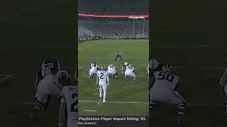 Mo Bamba in the new CFB 25 game vs Real Life Penn State footballshorts collegefootball cfb25 [upl. by Warthman722]