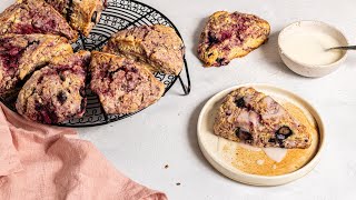 Mixed Berry Scones Recipe [upl. by Ahsias638]