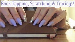 ASMR  Book Tapping Scratching amp Tracing  Fast Tapping  Whispered  ASMRVilla [upl. by Garris695]