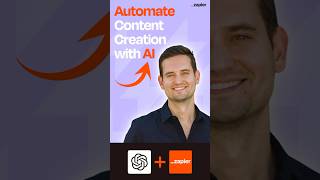 Streamline Your Content Creation with AI Zapier  ChatGPT in Minutes [upl. by Hola]