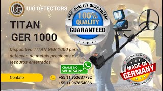 Apresentação do Titan Ger 1000 na World Detectores [upl. by Nawyt]