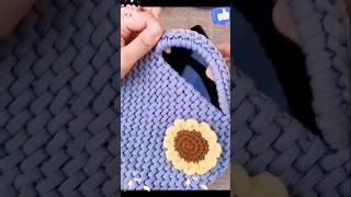 Crochet easy bag pattern  Crochet free pattern shorts crochet handmade craft [upl. by Audwen86]