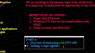 208How to test APIs in UFTConcluding Statements Before Digging Into Web Services Testing [upl. by Ahsirat57]