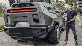 700 000 REZVANI VENGEANCE  810 HP Test drive and full review Road legal military truck [upl. by Kowtko910]