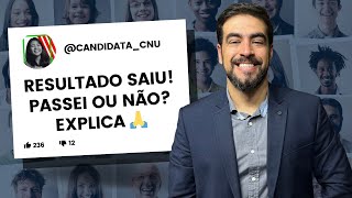 CNU Resultado saiu explicação passo a passo [upl. by Dyan]