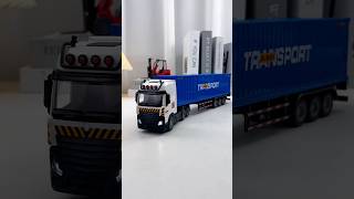 124 Scale Transport Truck Model 🚛 Realistic Miniature Container Carrier ScaleModel MiniTruck [upl. by Lap657]