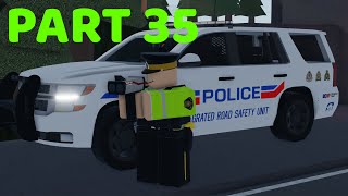 ROBLOX Vancouver RCMP Patrol Part 35  Highway Radar [upl. by Anirret]