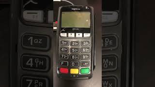 How to reset a ingenico ipp320 credit card device  ingenico creditcard money [upl. by Nohsid961]