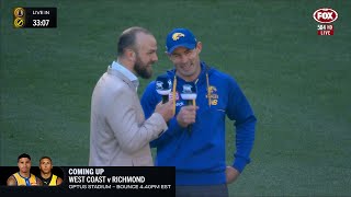 Schofield chats with Hurn [upl. by Aimac748]