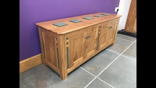 Wooden oak Sideboard Project [upl. by Araz6]