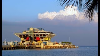 Special Light show at the Pier in St Petersburg Florida [upl. by Nyer395]