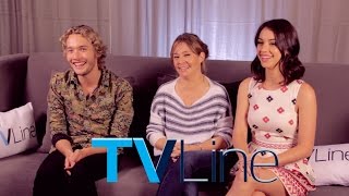 quotReignquot Cast Interview at ComicCon 2014  TVLine [upl. by Aissert945]