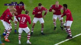 AZ VS AJAX  PES 2021 GAMEPLAY [upl. by Scholz]