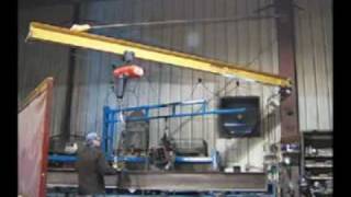 Tie Rod IBeam Jib Crane [upl. by Gillett]