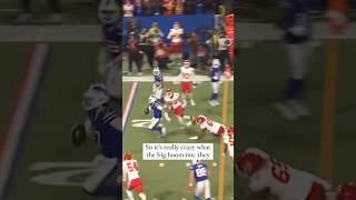 Patrick Mahomes got caught saying this to Josh Allen shorts nfl chiefs bills [upl. by Akinit502]