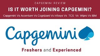 Is it worth joining Capgemini Capgemini review Capgemini for freshers and experienced [upl. by Duvall]