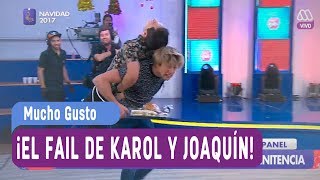 ¡El fail de Karol y Joaquín  Mucho gusto 2017 [upl. by Ainniz]