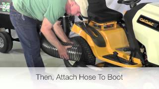 Installing PECO Trailer Vac On A Lawn Tractor [upl. by Sunderland]