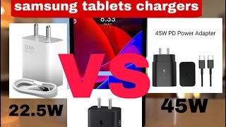 Samsung 45w 25w charger speed test  Comparison with Samsung 45w 25w and mi 22w charger [upl. by Ardisi]