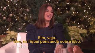 LEGENDADO Entrevista Sandra Bullock no programa The Ellen DeGeneres Show dez2018 [upl. by Vtarj]