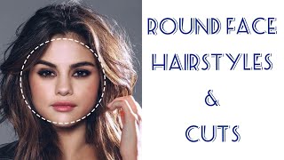 HOW TO CHOOSE HAIRSTYLES amp HAIRCUTS FOR ROUND FACE SHAPE [upl. by Anilatsyrc]