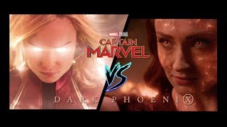 CAPTAIN MARVEL VS DARK PHOENIX  Mashup Trailer 2019 [upl. by Morice]