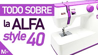 ► Máquina de Coser ALFA STYLE 40 🧵 Como usar Características Calidad y Precio ✔️ [upl. by Ylirama]