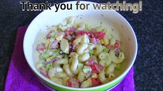 Pasta Salad with tomato Recipe [upl. by Haridan]