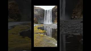 Skogafoss skogafoss iceland waterfall nature relaxing relaxingmusic nationalpark [upl. by Zsamot638]