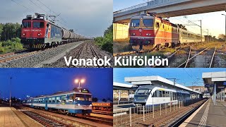 Vonatok Külföldön  Trains at Botovo Varaždin and Arad [upl. by Sirdi]