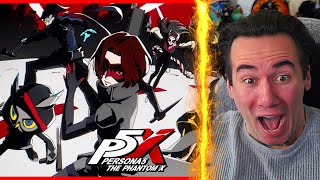 Persona 5 The Phantom X  Opening REACTION [upl. by Remmer]