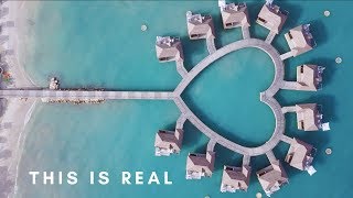 Overwater Bungalows in Jamaica  Sandals Resorts Vlog 4k [upl. by Icrad579]