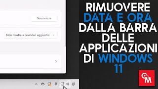 Rimuovere data e ora dalla barra delle applicazioni di Windows 11 [upl. by Herv350]