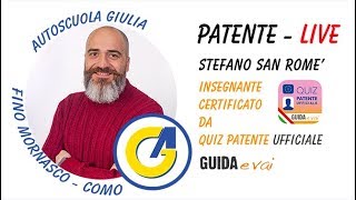 🔴 Patente Live  Segnali di precedenza [upl. by Haididej]